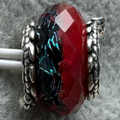 Charm Murano Doble Dragones De Hielo y Fuego Game Of Thrones