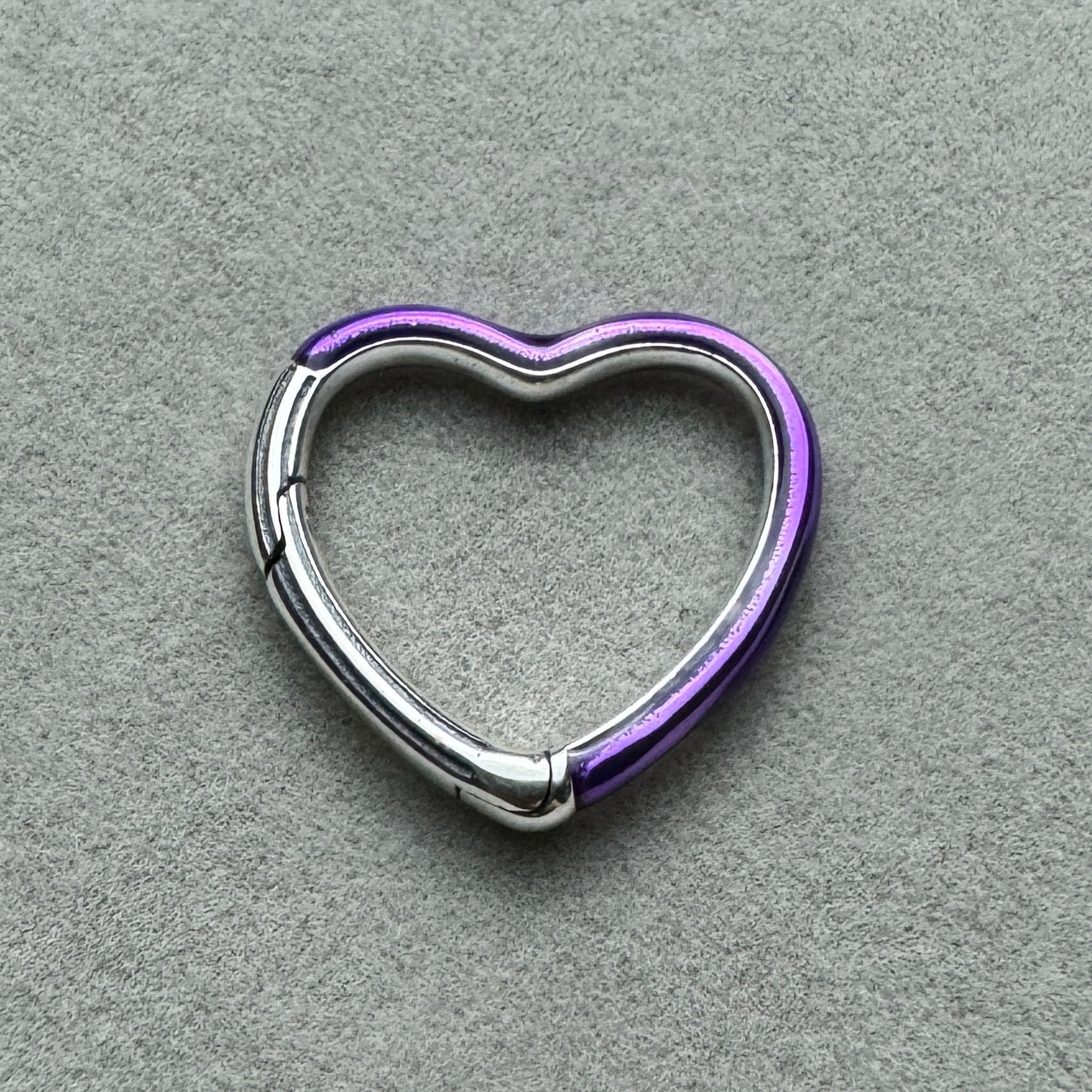 Charm Pandora Me Corazón Morado Metálico