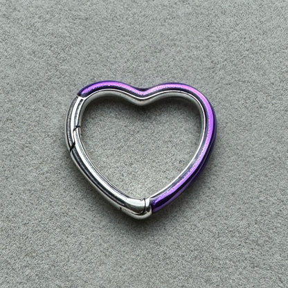 Charm Pandora Me Corazón Morado Metálico ME