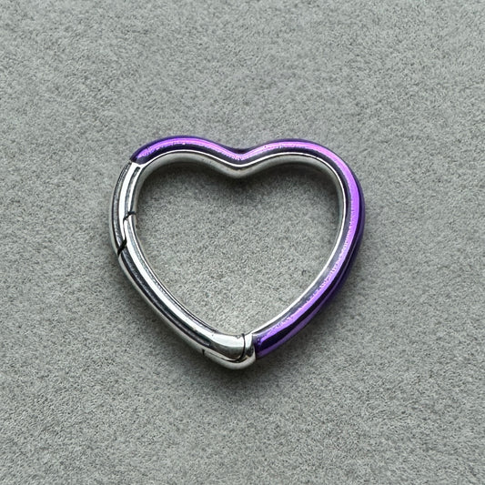 Charm Pandora Me Corazón Morado Metálico