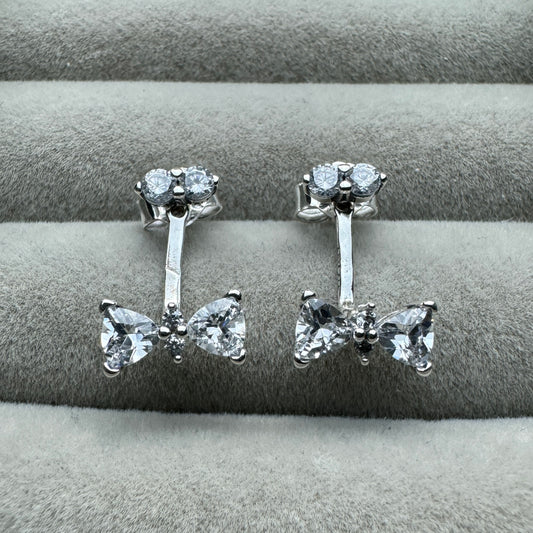 Aretes Moño Brillante 2