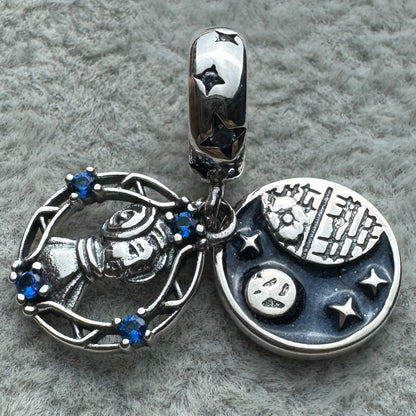 Charm Colgante Doble Princesa Leia Star Wars Disney