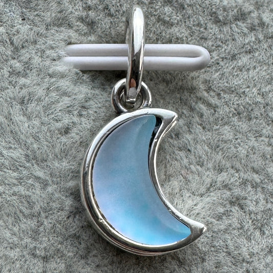 Charm Colgante Doble Luna Creciente
