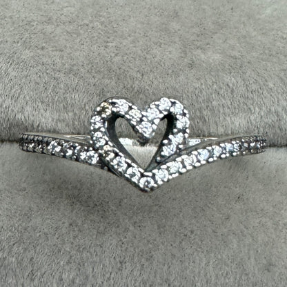 Anillo Corazón Forma Libre