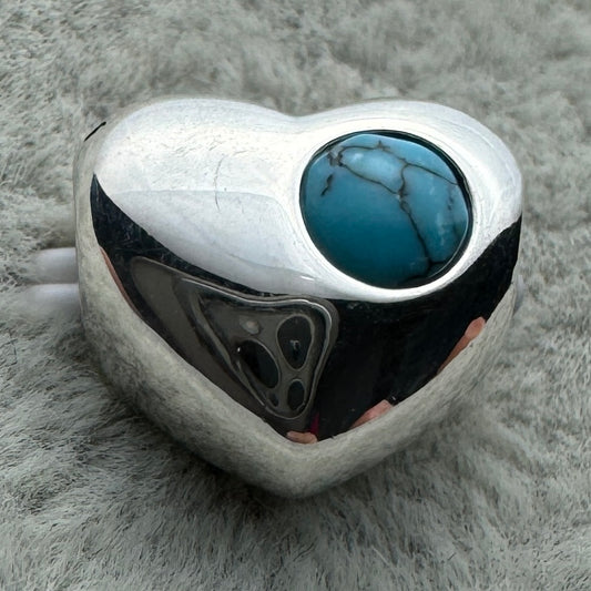 Charm Corazón Turquesa