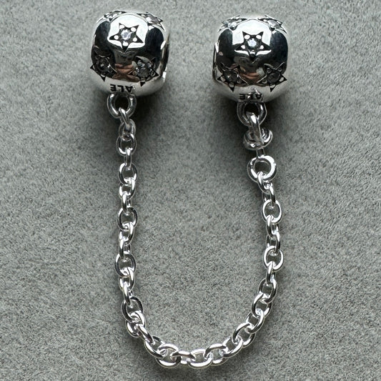 Cadena De Seguridad Estrellas Brillantes