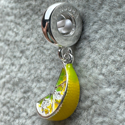 Charm Colgante Rodaja De Limón