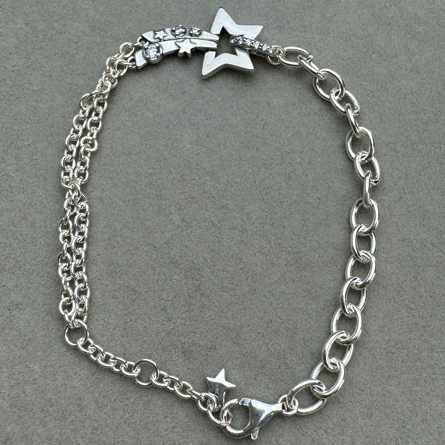 Brazalete Doble Broche Estrella
