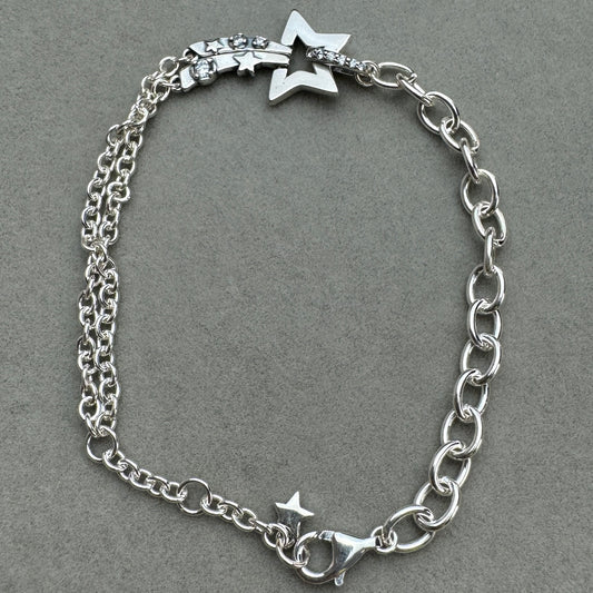 Brazalete Doble Broche Estrella
