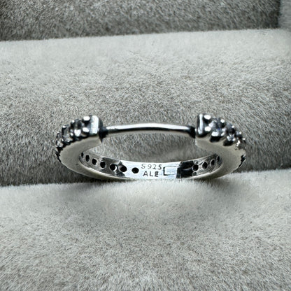 Aretes Halo Azul Brillante