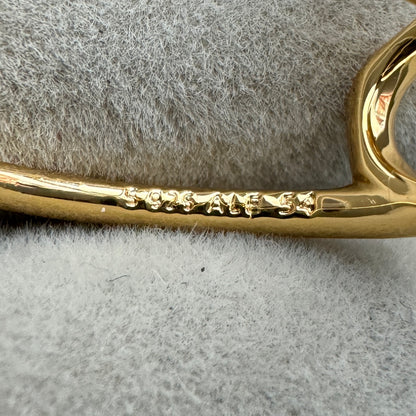 Anillo Forma De Corazón Dorado