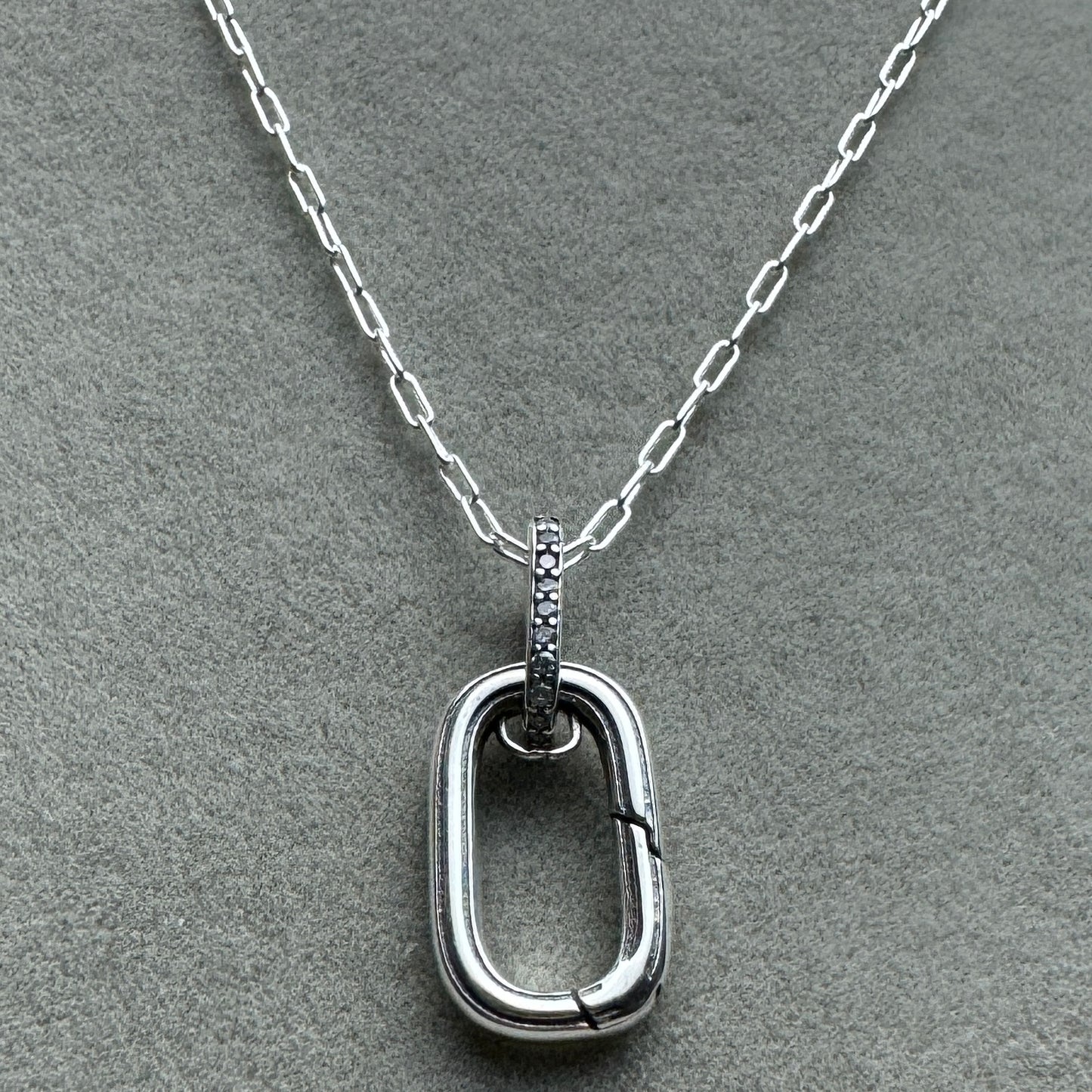 Collar Eslabones Pequeños Con Eslabón 50 cm (Ajustable A 45 Y 40 cm)