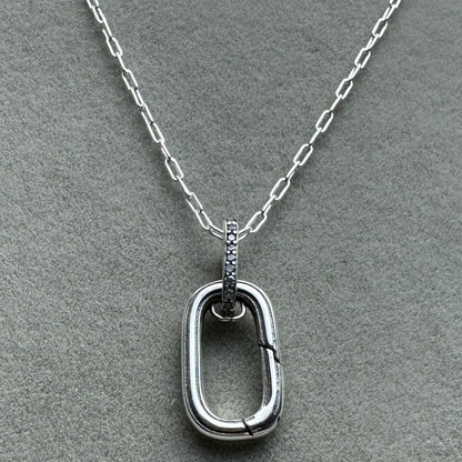 Collar Eslabones Pequeños Con Eslabón 50 cm (Ajustable A 45 Y 40 cm)