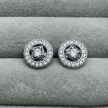 Aretes Pavé Cuadrado