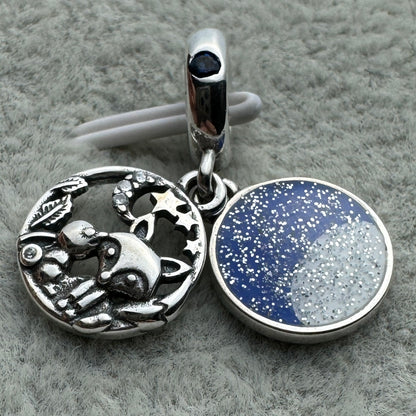 Charm Colgante Zorro y Conejo