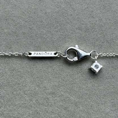 Collar Corazón Rojo Y Transparente Brillante 45 cm (Ajustable A 44, 42 Y 39 cm)