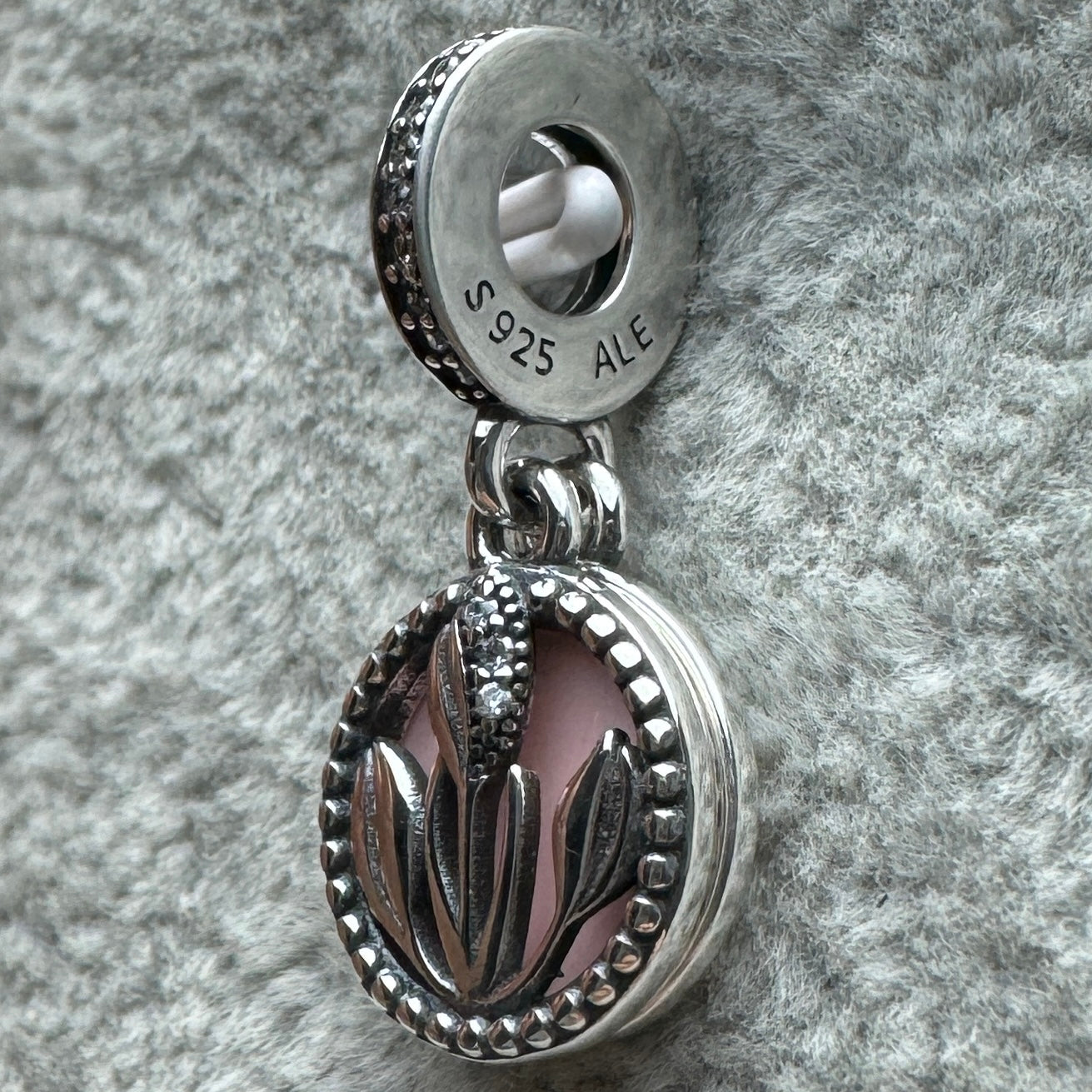 Charm Colgante Doble Tulipanes