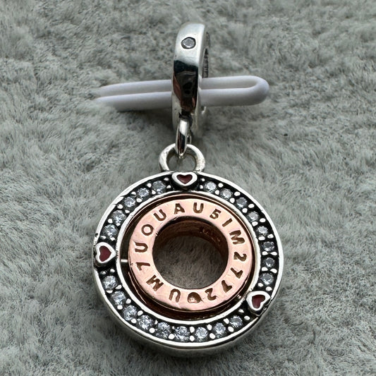 Charm Colgante Dos Tonos