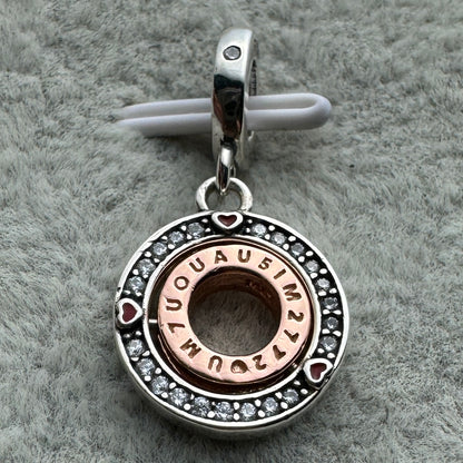 Charm Colgante Dos Tonos