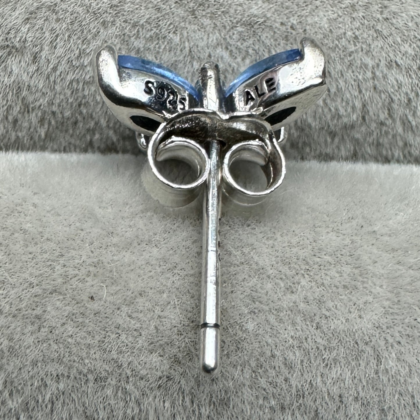 Aretes Mariposa Azul