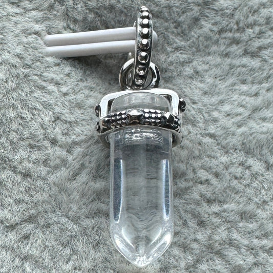 Charm Colgante Cuarzo Blanco