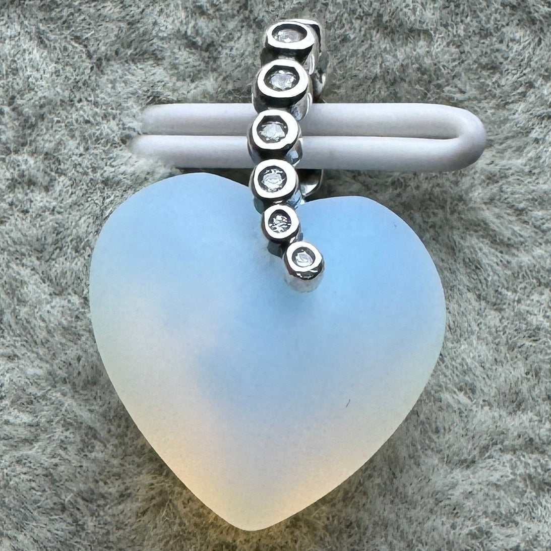 Charm Colgante Corazón Tornasol