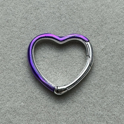 Charm Pandora Me Corazón Morado Metálico ME