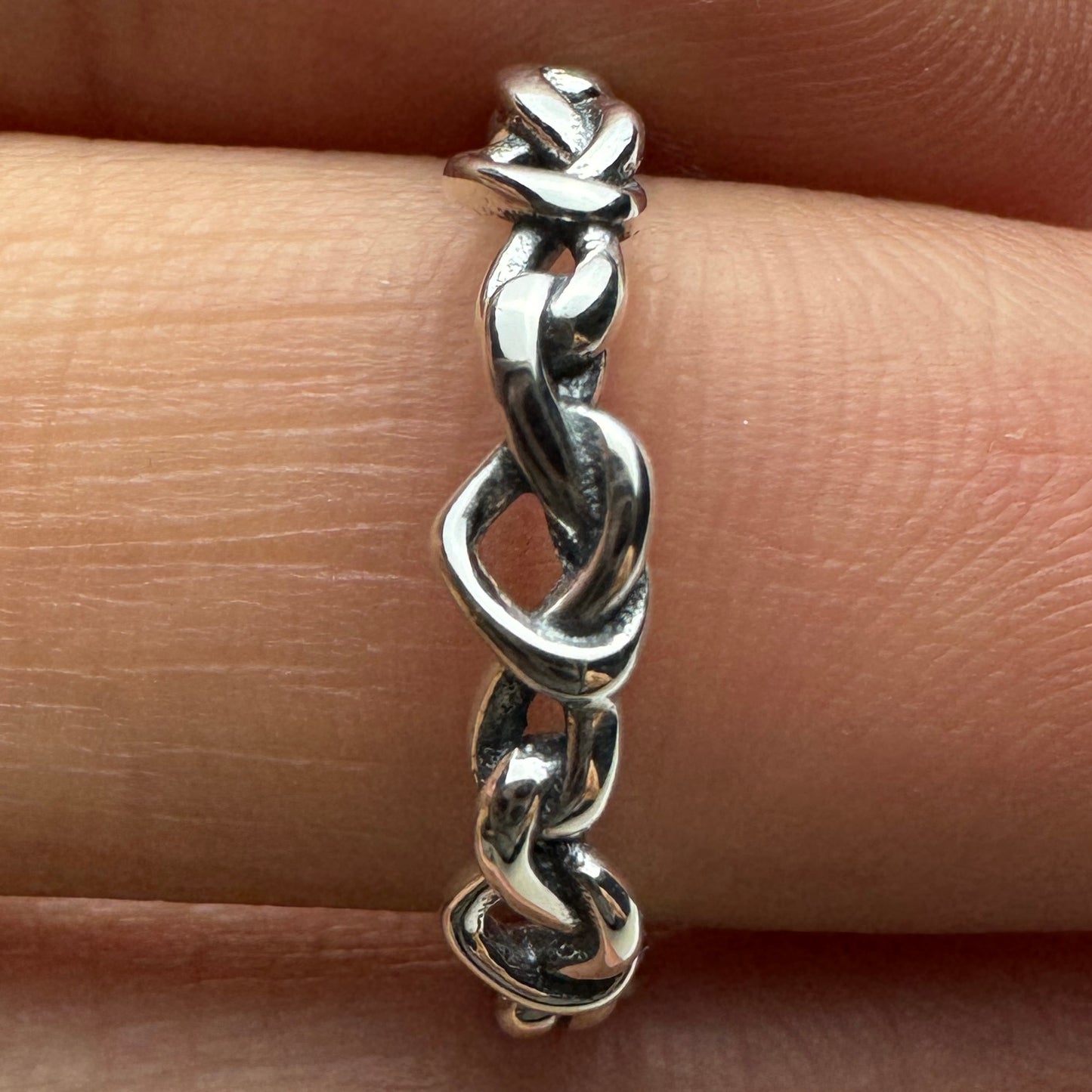 Anillo Corazones Entrelazados