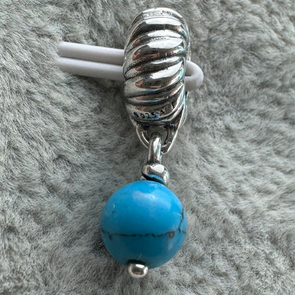 Charm Colgante Azul Turquesa