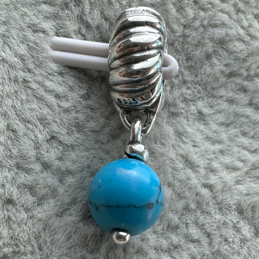 Charm Colgante Azul Turquesa