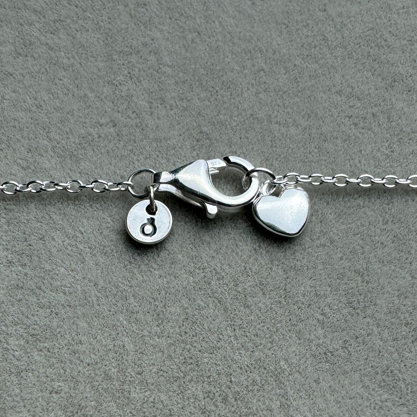 Collar Corazón Infinito 50 cm (Ajustable A 47 Y 44 cm)