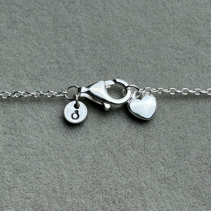 Collar Corazón Infinito 50 cm (Ajustable A 47 Y 44 cm)