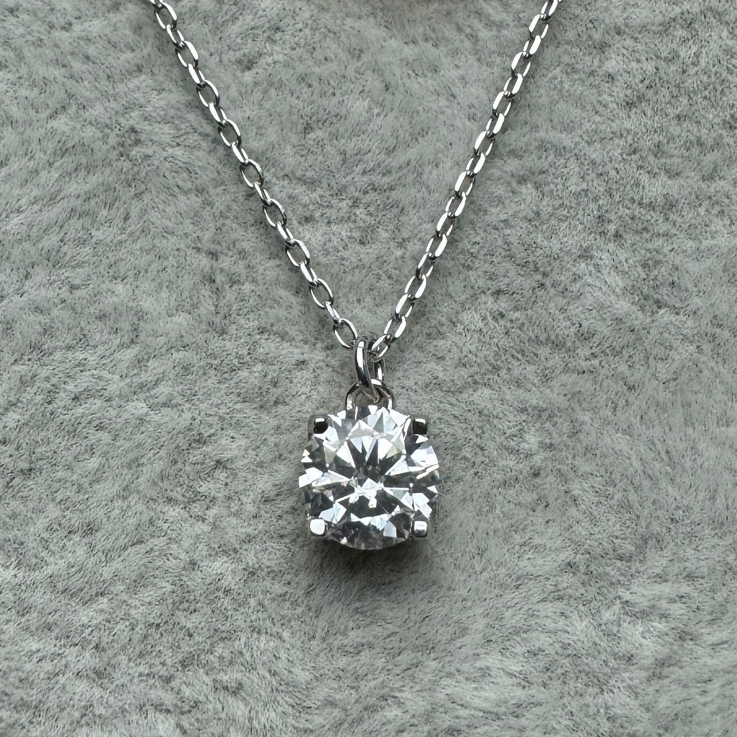 Collar Círculo Moissanita