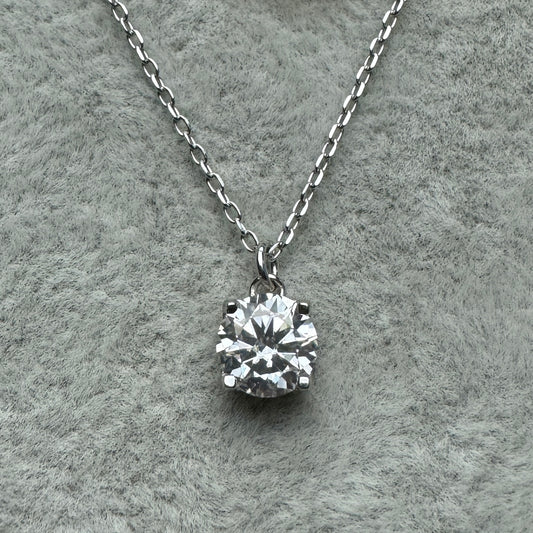 Collar Círculo Moissanita