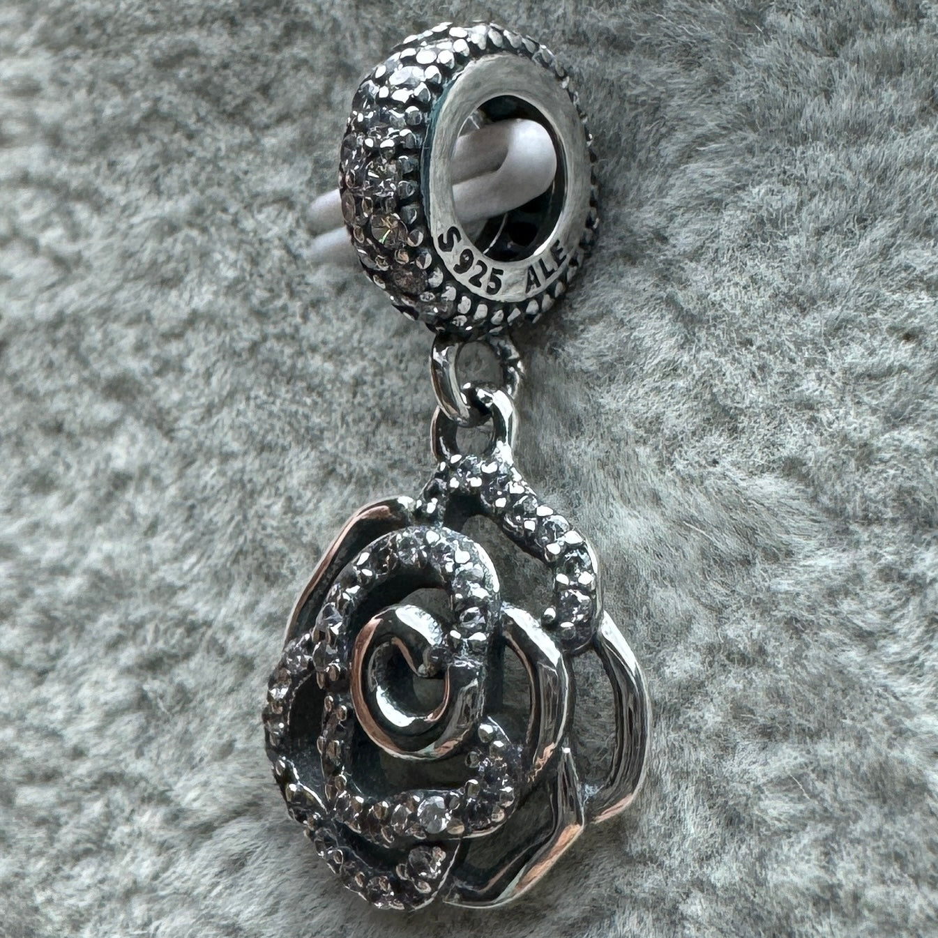 Charm Colgante Flor Brillante