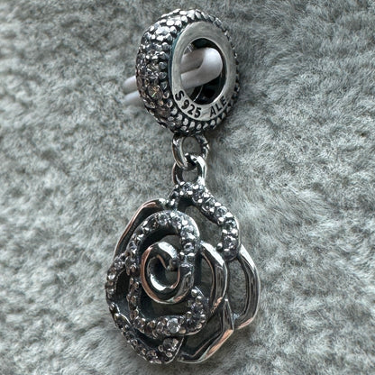Charm Colgante Flor Brillante