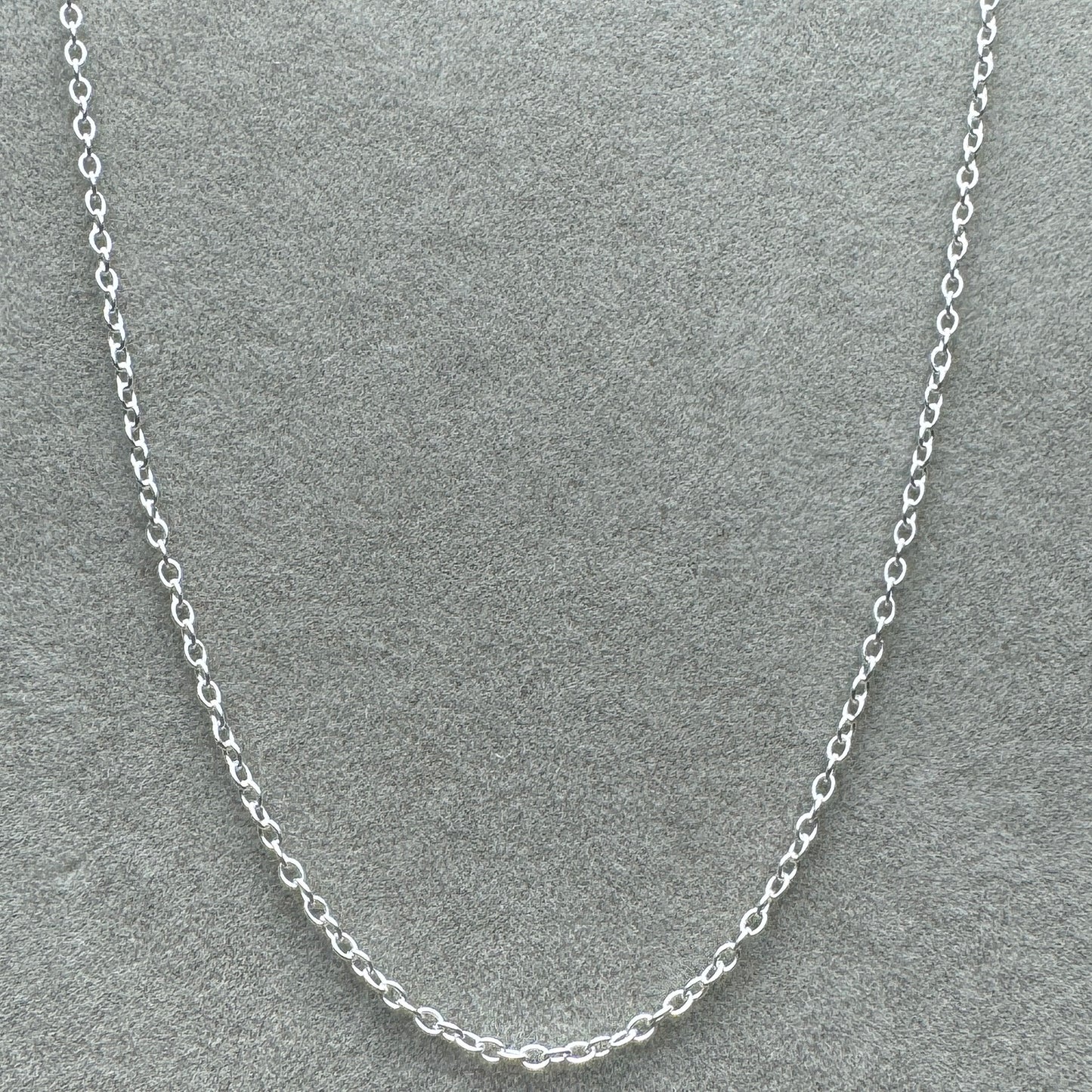Collar Cadena De Cable 60 cm (Ajustable A 57 y 54 cm)