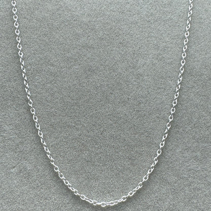 Collar Cadena De Cable 60 cm (Ajustable A 57 y 54 cm)