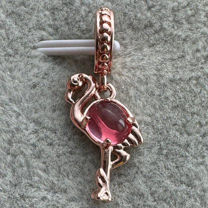 Charm Flamingo Oro Rosa