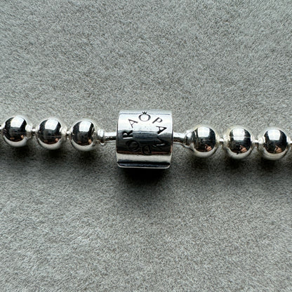 Collar Bolitas Y Pavé 45 cm