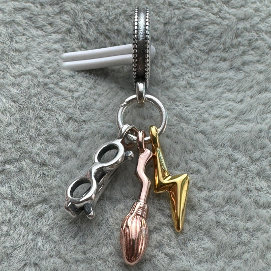 Charm Colgante Triple Harry Potter