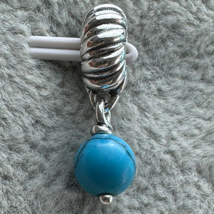 Charm Colgante Azul Turquesa