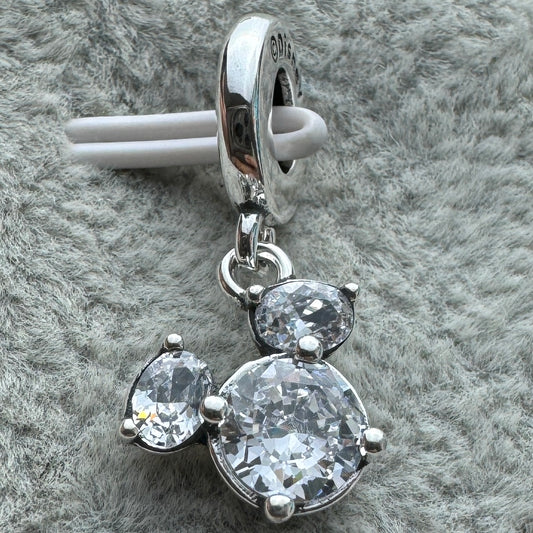 Charm Colgante Silueta Brillante Mickey Disney