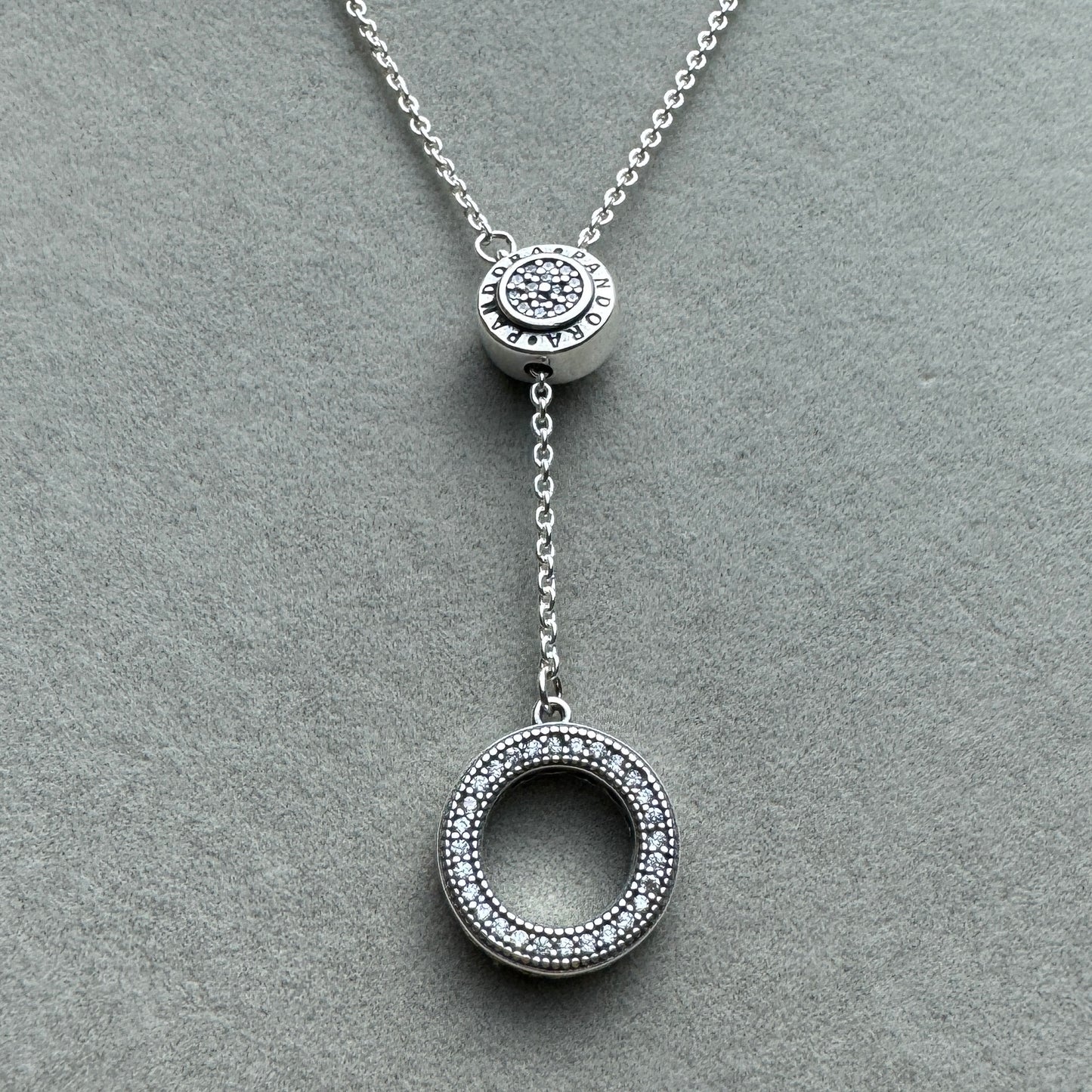 Collar Disco Brillante 70 cm (Ajustable Al Largo Deseado)