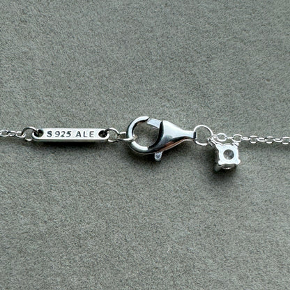 Collar Doble Corazón Rojo Brillante 60 cm (Ajustable A 57 Y 53 cm)