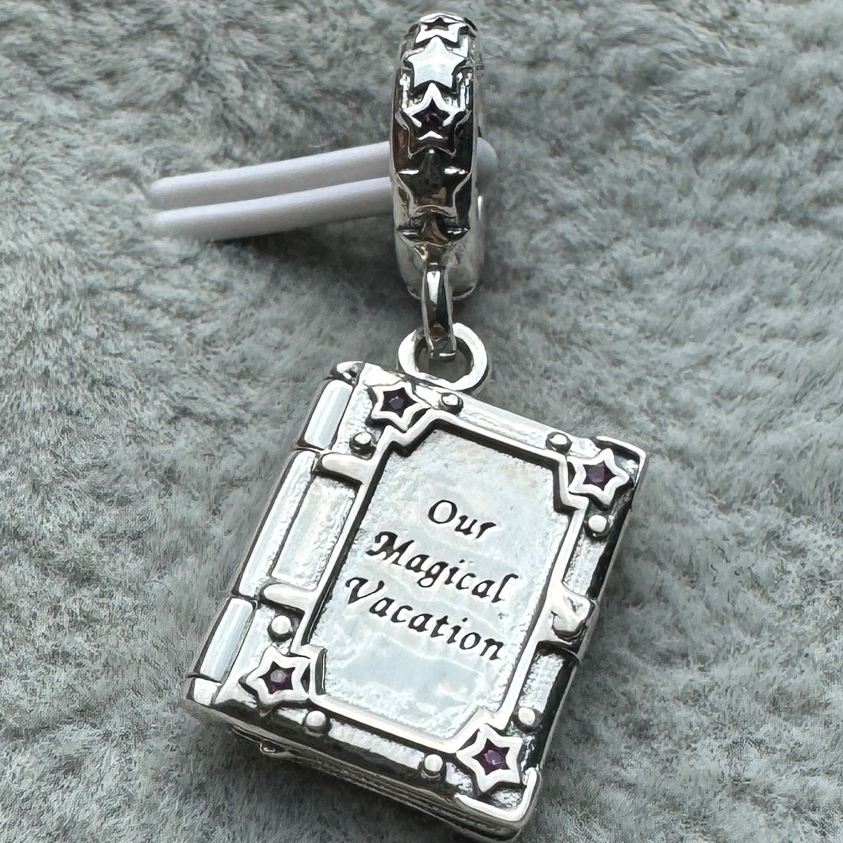 Charm Colgante Libro Que Se Abre Nuestras Vacaciones Mágicas Disney Parks
