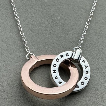 Collar Doble Disco Dos Tonos 50 cm (Ajustable A 47 Y 42 cm)