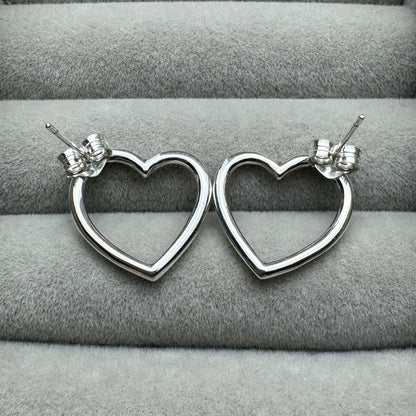 Aretes Corazón Liso