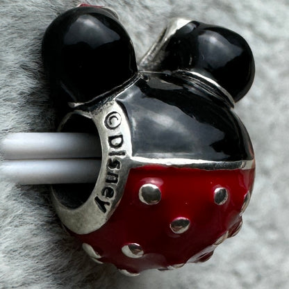 Charm Silueta Minnie Redondo Rojo Disney