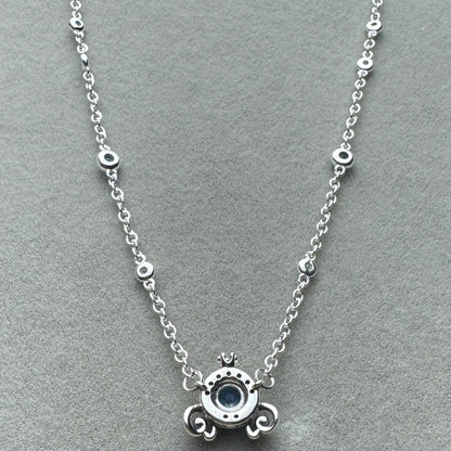 Collar Carruaje De La Princesa Cenicienta Disney 45 cm (Ajustable A 43 y 41 cm)